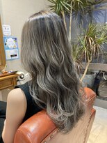 ヘアー クラージュ(hair courage) バレイヤージュカラー