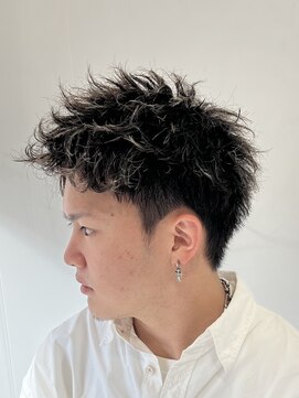 バース バイ ハピネス(BIRTH by happiness) 無造作メッシュ刈り上げショート
