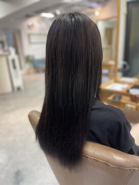 フツーロ 栄(FUTURO) プルエクステで黒髪ロング！