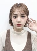 チョコレートミニボブ【Nuage'表参道】大人ガーリー外ハネモード