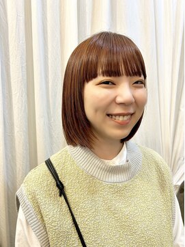 ボンド 三軒茶屋(Bond) オレンジ　ボブ　三軒茶屋