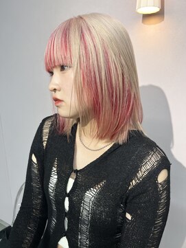 クリム(qulim) デザインカラー【レッド×ベージュ】