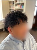 メンズスパイラルパーマ