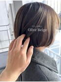 【ブリーチなし】オリーブベージュ★