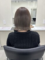 キートス 高知店(kiitos)&nbsp;ミニボブ/切りっぱなしボブ/ミクティーグレージュ
