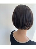 レイヤーボブ×アッシュブラウン