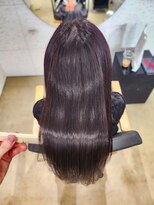 ビーヒアナウ N゜03 金沢駅西店(BE HERE NOW) 髪質改善カラー/ブラウン/ロング/艶髪