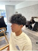 【滋賀メンズ】波巻きパーマ