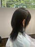 顔周りカット＋前髪縮毛矯正＋トリートメント ￥9,600→￥8,800