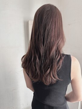 キャンバス バイ ネオリーブ 横浜西口(Canvas by neo.) ロングレイヤー パープルブランジュ 秋ヘア 大人色っぽい 横浜