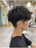 【オール世代おススメ】大人のツイストスパイラルフェザーパーマ