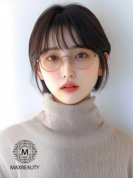 マックスビューティーギンザ(MAXBEAUTY GINZA)　の写真/銀座駅徒歩1分プチプラサロン!《似合わせ小顔カット¥3900～》トレンドを取り入れたCut技術で理想の自分に♪
