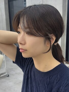 ビューブルー 亀戸錦糸町(VIEW BLUE) ◎美髪カールグレージュロングセミディ似合わせ前髪