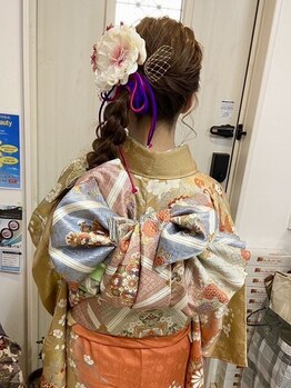 アクアリッシュ ヘアー(Aqualish Hair)の写真/"特別な日"を華やかに彩るお手伝いを致します♪大切な日の着付け・ヘアセットははプロにお任せ下さい！
