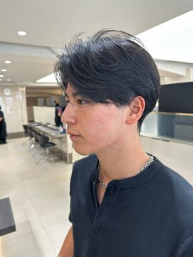 ピークアブー ワン(PEEK-A-BOO ONE) ハンサムショート#メンズショート#黒髪ショート