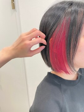 みはる(MIHARU) ボブ×インナーカラー