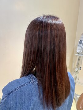 ルルバイアズール 草加店(LULU by azule) 髪質改善カラー,ピンクブラウン,ツヤカラー【草加】