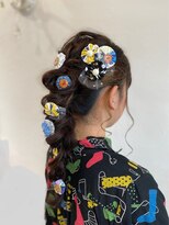 ヘアーアンドメイク リン(Hair&Make Rin) 20代30代40代50代大人かわいいポニーテール風編みおろし