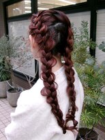 ミース(MIES)&nbsp;ツインアレンジ/ロングアレンジ/ヘアセット難波/担当者あまね