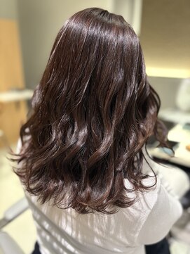 ラベンダー×ミディアム《髪質改善》