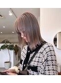 ミルクティーグレージュ