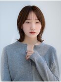 前髪あり大人外はねくびれボブ 30代40代50代【AIN.表参道】川原