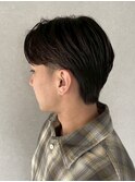 逗子葉山メンズカットツーブロックフェザーパーマウルフ韓国M56