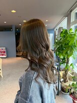 パーミルヘアーピピ(permille hair pipi) オリーブ×ベージュ