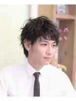 RATIE　HOMME【メンズサロン　栄　久屋大通】【ラティオム】&nbsp;”Ratie“くせ毛風パーマのショートマッシュ【久屋大通/栄】