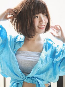 リブ(Live) ヌーディラベンダーのボブ２（イルミナカラー）【Live/久米川】