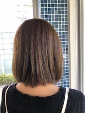 スタジオ アルファプラス 日暮里店(studio α+) シナモンマット×前上がりボブ♪