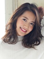 プリムワークス hair&nail Prime works&nbsp;ワンサイド流しバング