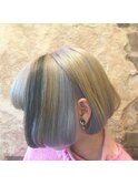 boscoあべ  インナーカラーボブ