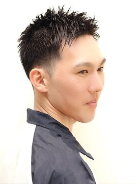 ヘアーアンドグルーミング ヨシザワインク(HAIR&GROOMING YOSHIZAWA Inc.) 【ヨシザワ人形町】20代30代刈り上げアップバングベリーショート