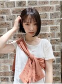 前下がりミディアムボブkchiara天神川野直人