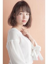 キー(kii) 大人可愛いふんわりボブ/女性らしい柔らかカール
