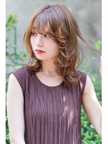 ケイト(kate)&nbsp;[kate ☆ 大宮] ゆるふわレイヤー×ミルクティーベージュ