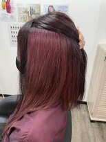 ヘアーグランデシーク(Hair Grande Seeek)&nbsp;レッドパープルインナーカラー