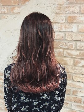 アカラ(acala) ピンクグラデーション【イルミナカラー/縮毛矯正/髪質改善】