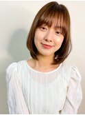 ナチュラルストレートボブ