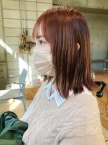 ライラ(Lyla)&nbsp;guest hair コーラルオレンジベージュロブ