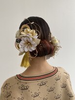 キャパサウス 春日 大野城店(CAPA south) シニヨン　ヘアアレンジ　結婚式　卒業式　成人式　お呼ばれヘア