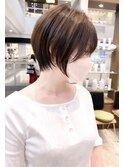 【後ろが丸くならない方へ】大人丸みショート