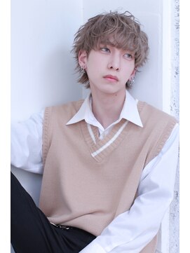 アドール(ADOR) [MIHO*ADOR] マッシュウルフ / ベージュ/ ミルクティー/ブリーチ