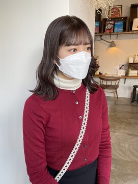 ヘアーアイストゥーレ(HAIR ICI TRE) ブラウンカラー ベージュカラー 透明感カラー 担当渡辺聖