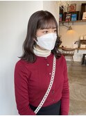 ブラウンカラー ベージュカラー 透明感カラー 担当渡辺聖