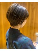 大人かわいいショートボブ