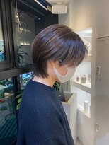 ジーナ 船橋(Zina)&nbsp;髪質改善＊マチルダボブアッシュカラー＊美髪【Zina船橋】