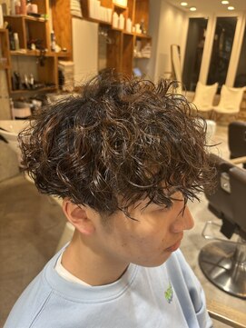 アメラボ(AmeLab) 名古屋天白区梅ヶ丘重めマッシュスパイラルパーマ