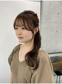 銀座/東銀座/切りっぱなしボブ/エアリーロング/ブラウン